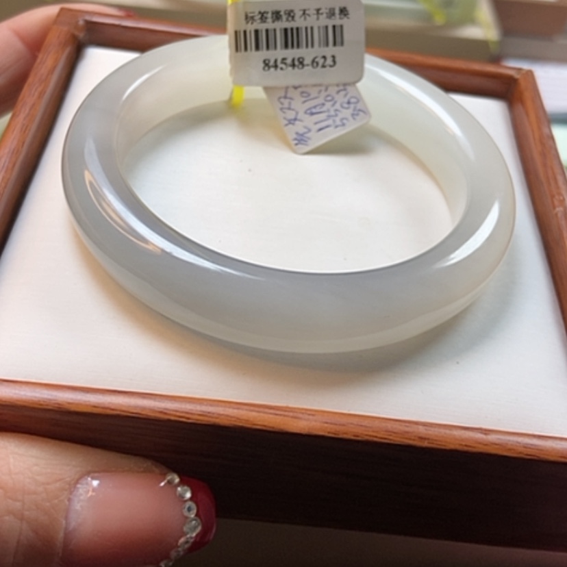 【闪购商品】和田玉手镯未镶嵌57.4