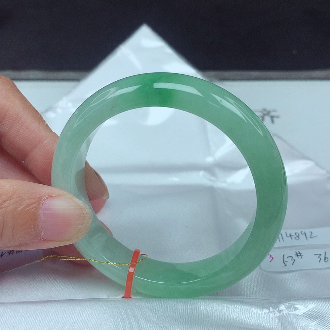 未镶嵌手镯翡翠53圈4892