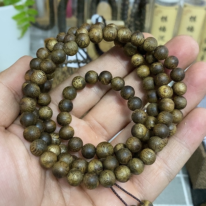 沉香手串慧*圆珠7mm108颗多样性发1