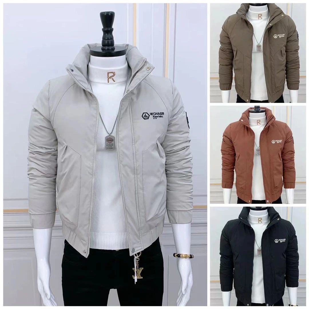 055新款羽绒棉服男新款冬季外套羽绒棉袄夹克男棉衣抖音快手同款