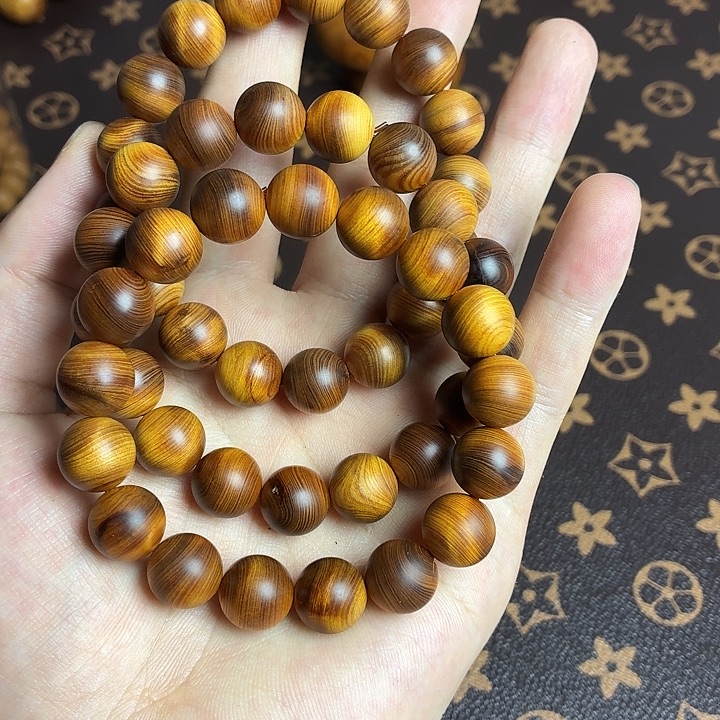 手串/手链柏木（崖柏）崖柏黑金龙胆瑕疵12mm