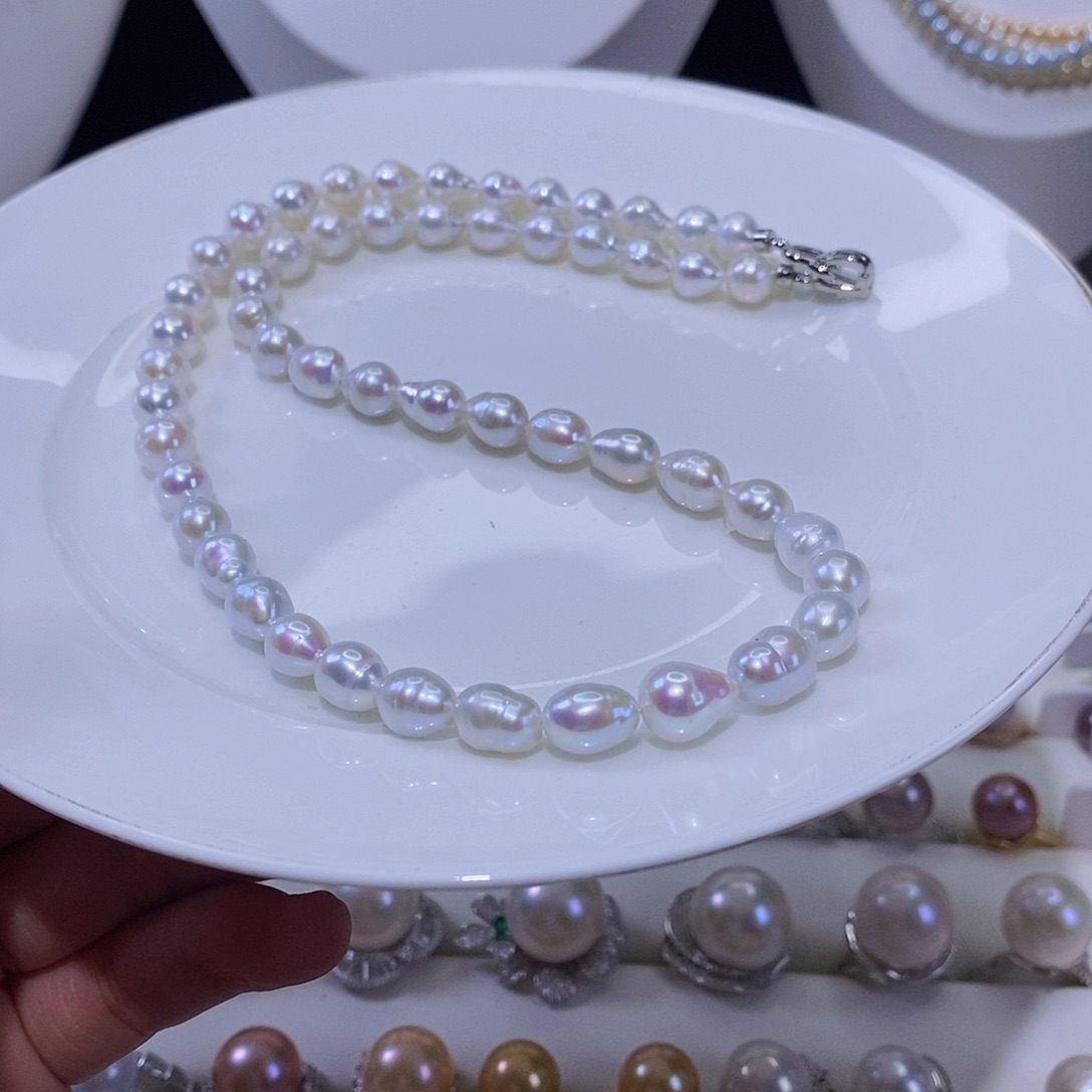 淡水珍珠颈饰合金