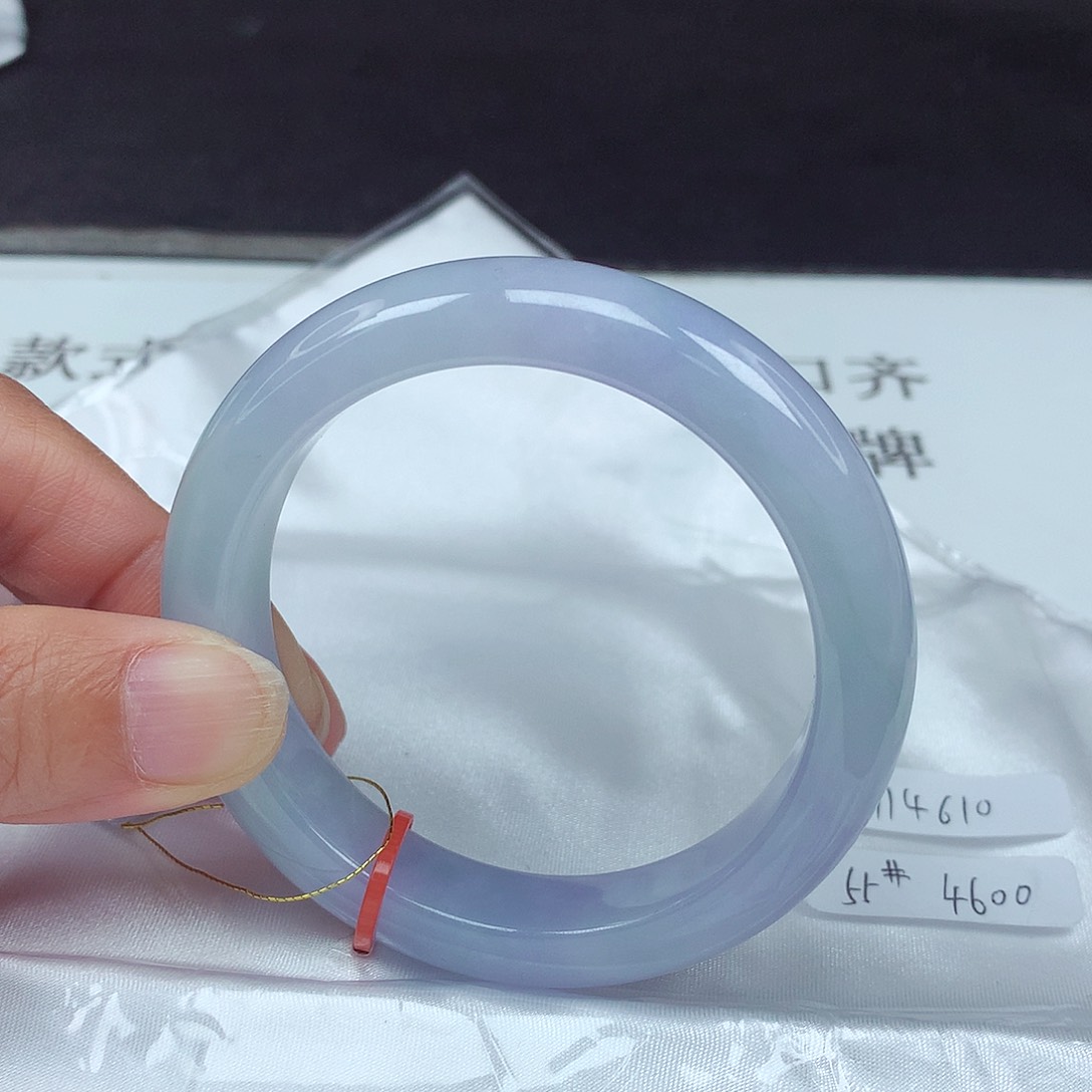 未镶嵌手镯翡翠55圈4610