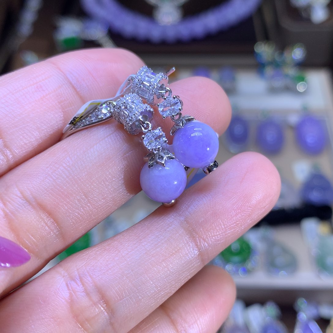 翡翠颈饰银S925镶嵌翡翠