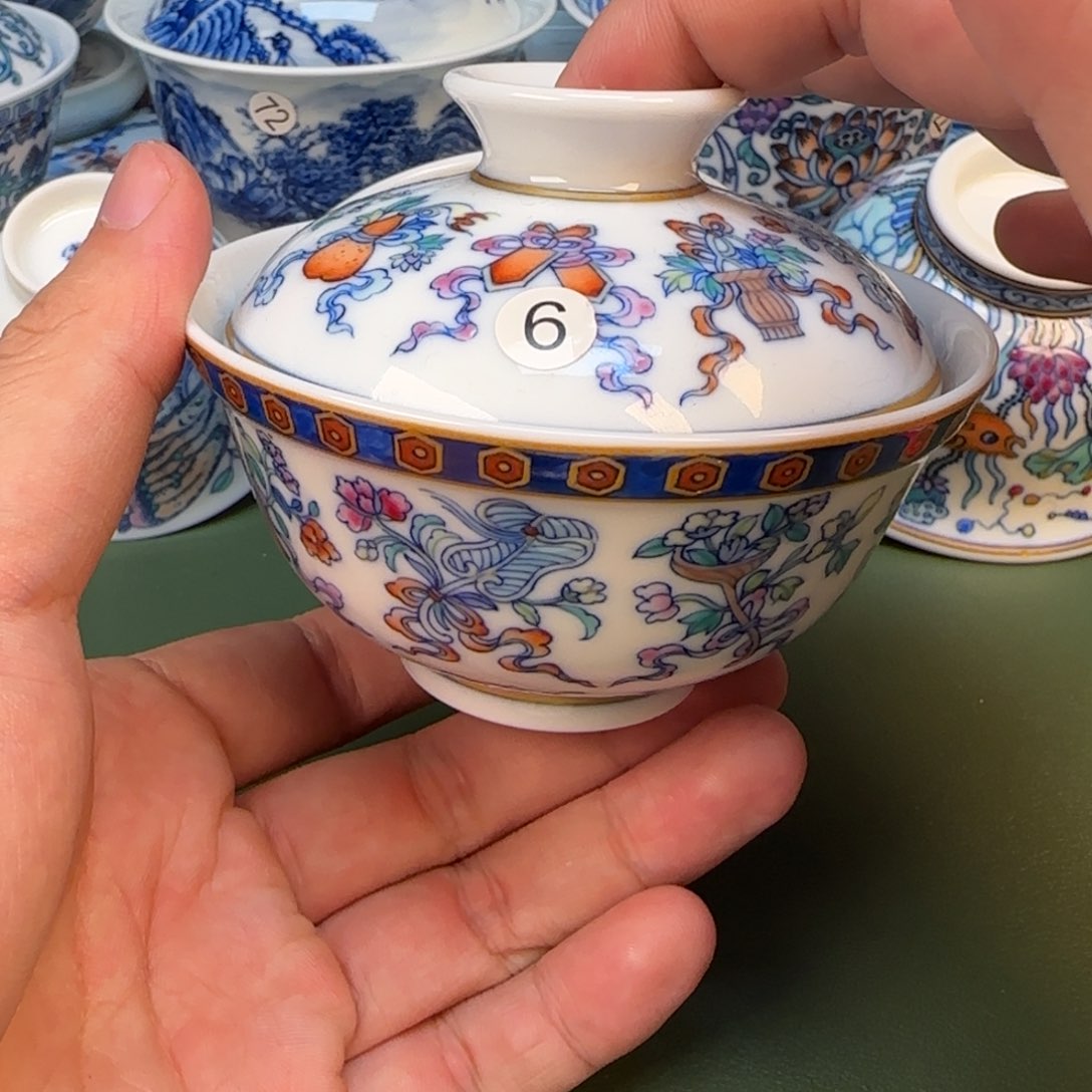 彦祖纯手工手绘茶具6