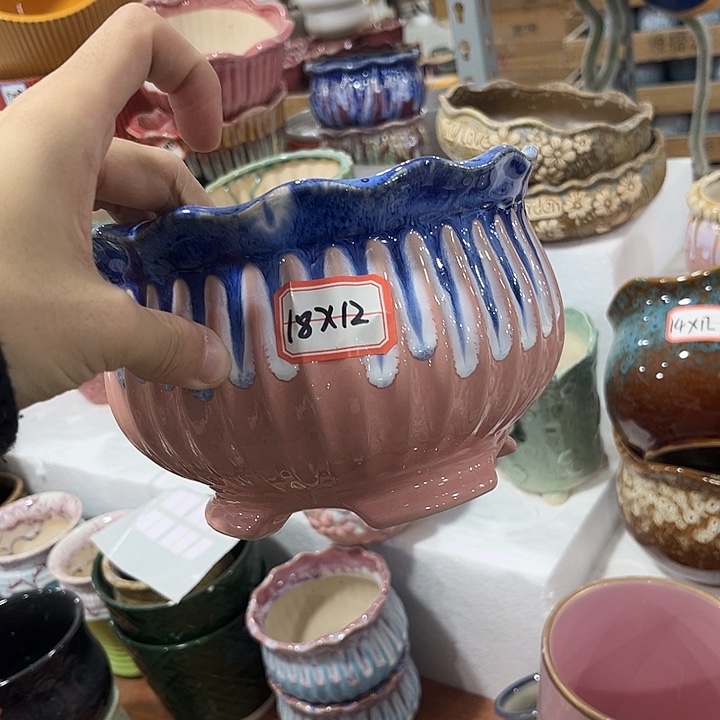 福利价陶瓷花盆全场10包邮