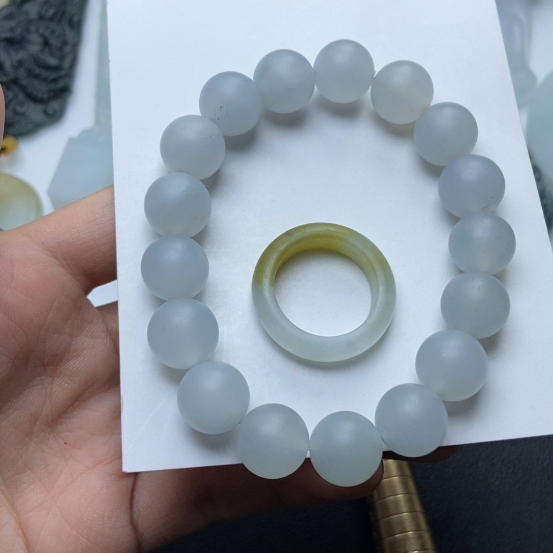 未镶嵌定制翡翠俞***你珠子