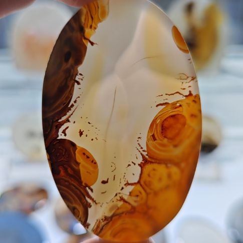 玛瑙/玉髓未镶嵌吊坠(不含链)11号