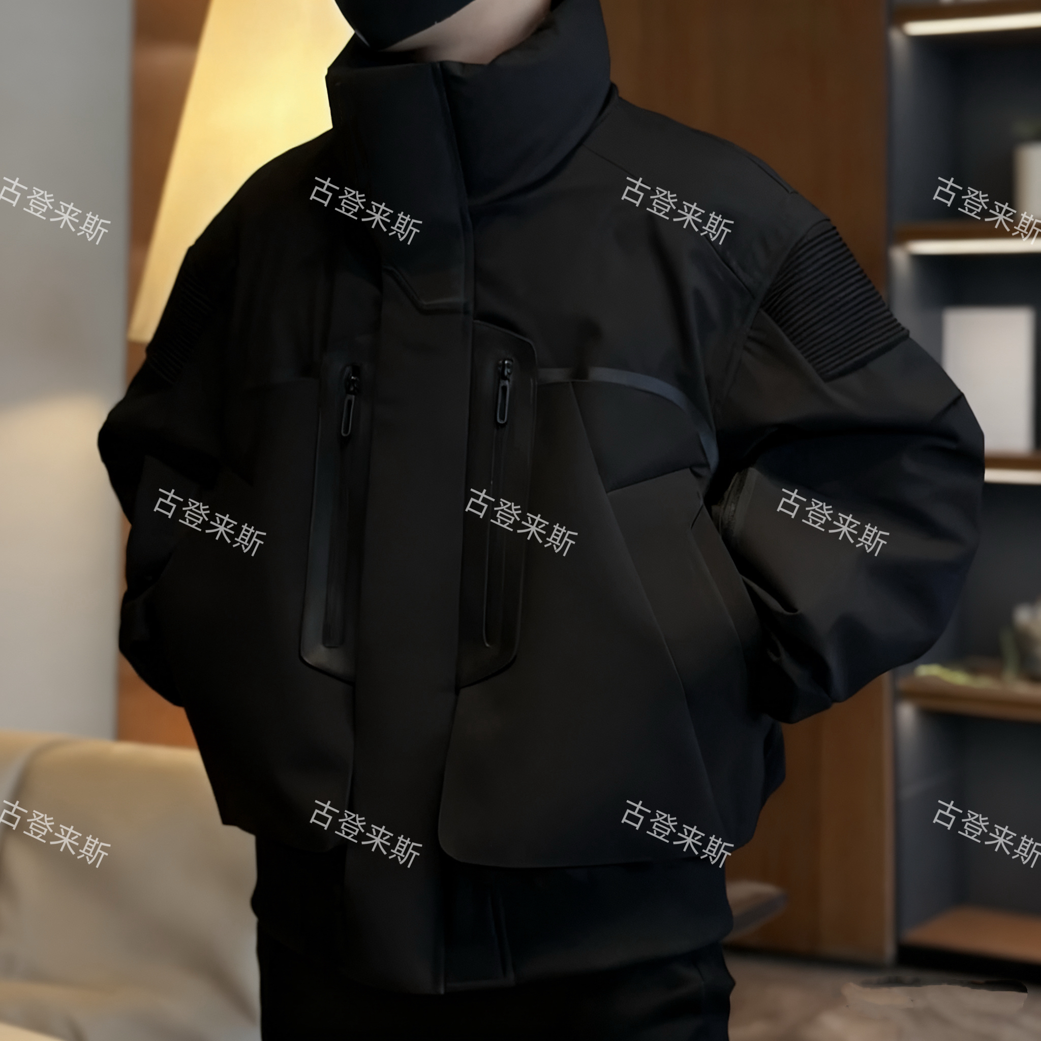 冬季新款男士棉服宽松休闲加棉加厚防风保暖潮牌百搭立领棉衣外套