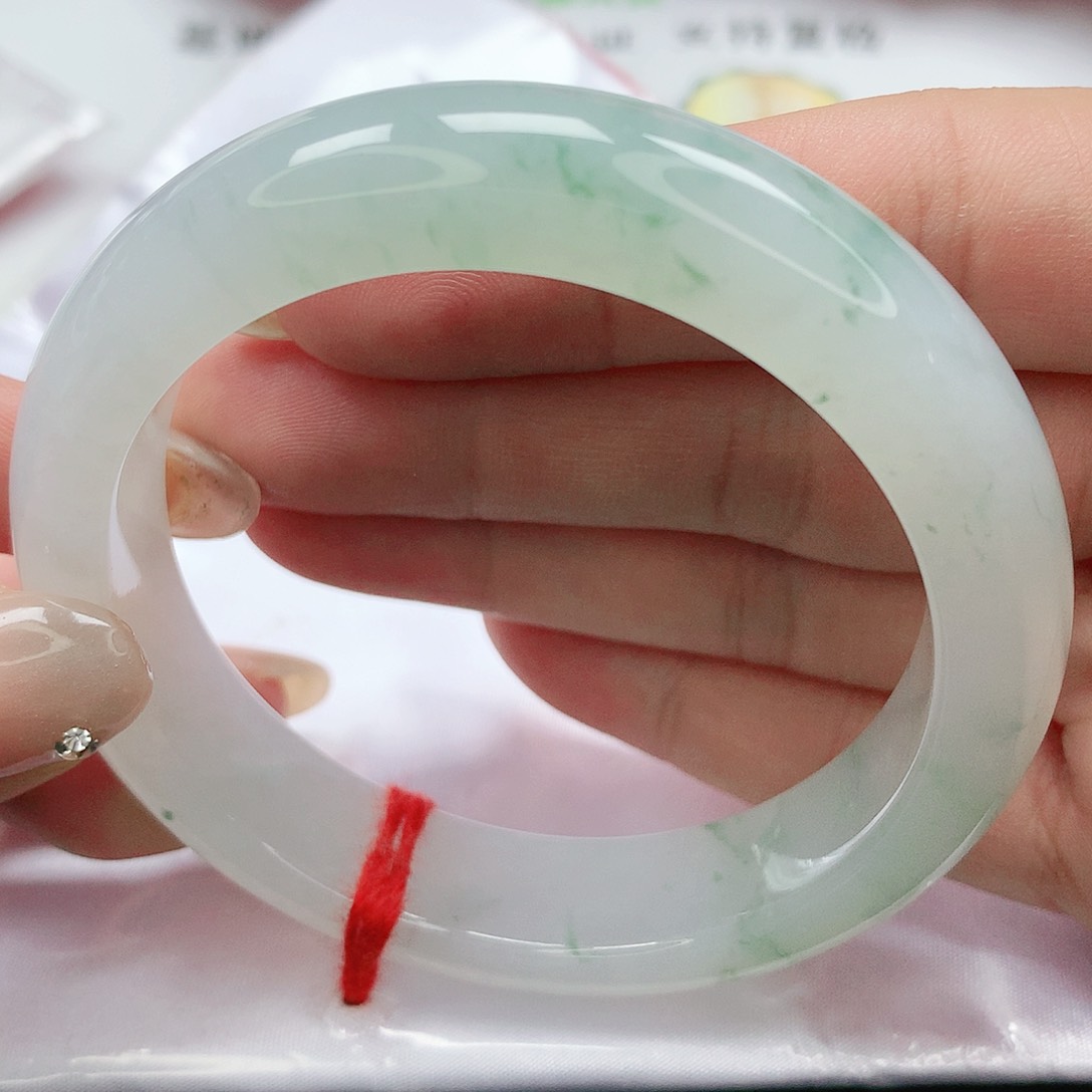 【闪购商品】翡翠手镯未镶嵌菊缅甸天然A货翡翠