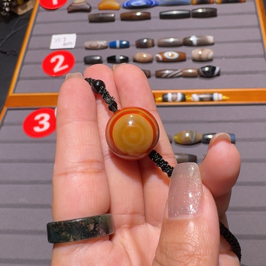 玛瑙/玉髓颈饰合金