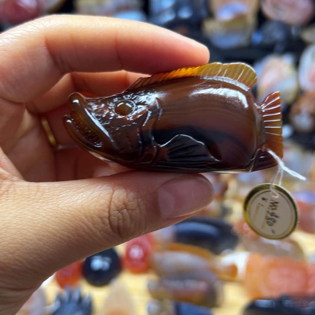 玛瑙/玉髓未镶嵌吊坠