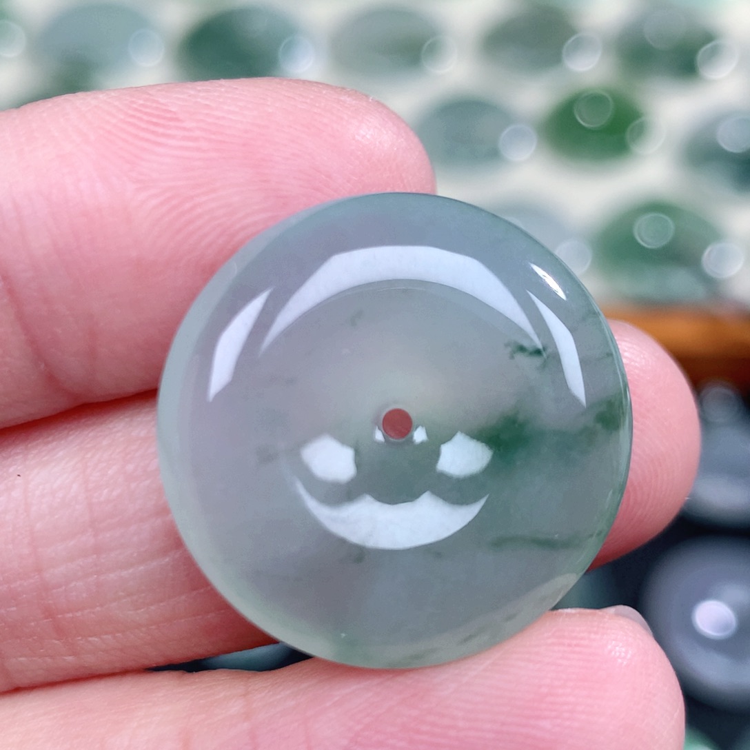 翡翠未镶嵌吊坠(不含链)22.5-5.8