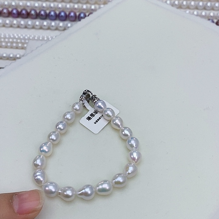 颈饰未镶嵌淡水珍珠8左右手链青炫彩