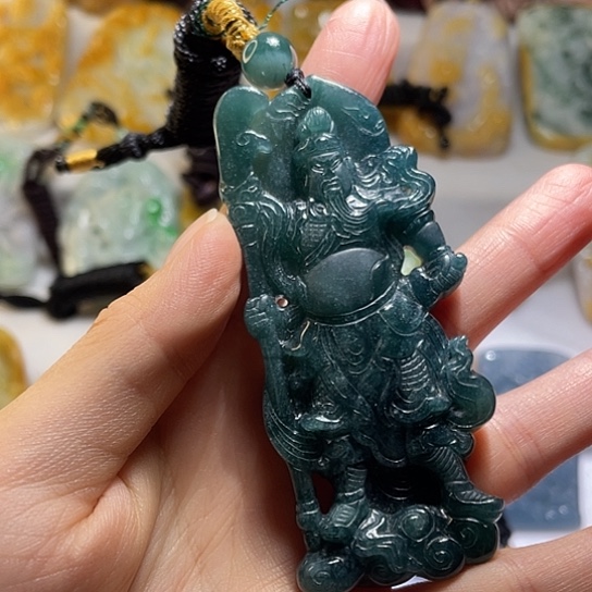 钢***强翡翠未镶嵌吊坠(不含链)