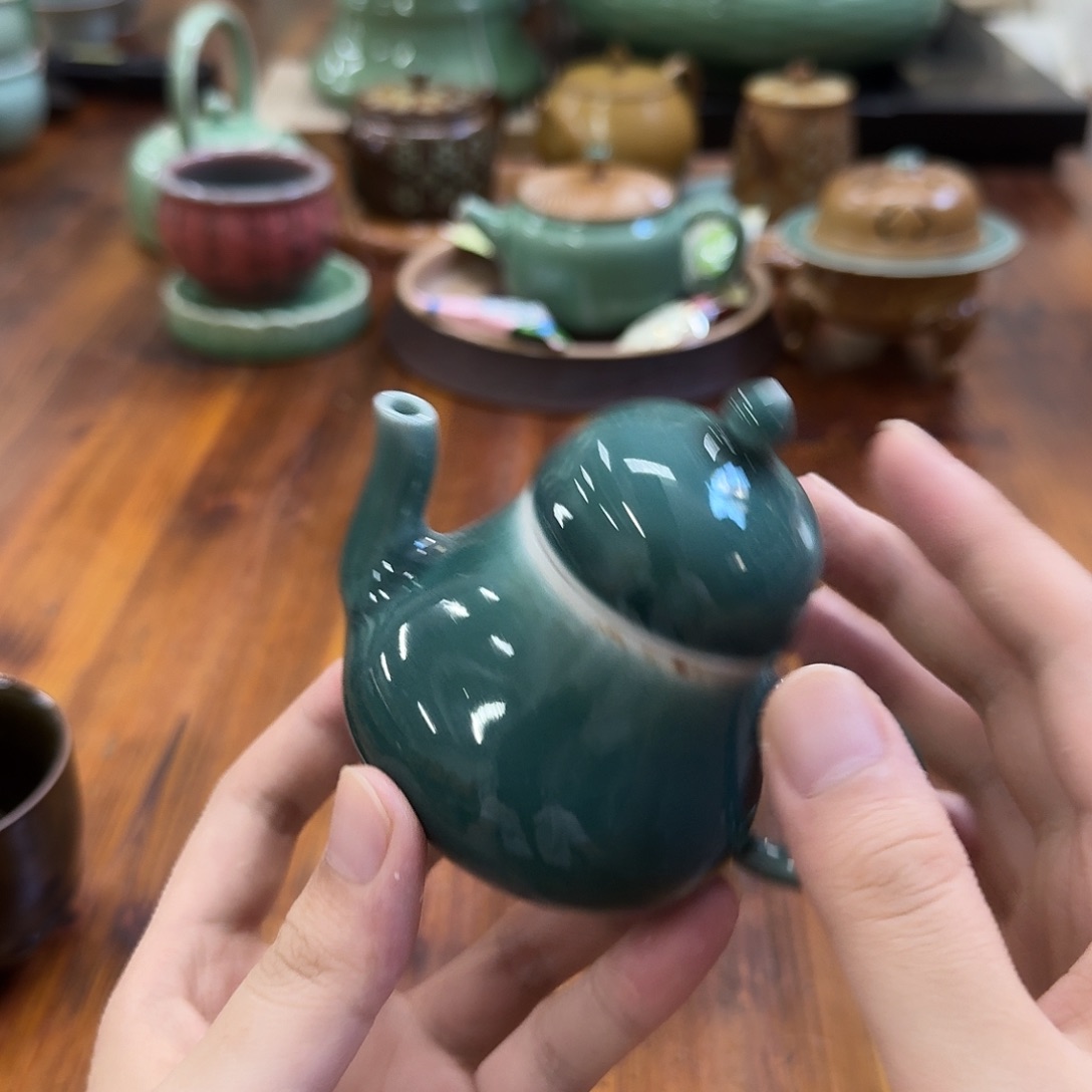 木***木小仲青瓷茶器微瑕6988