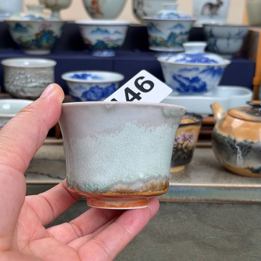 瓷杯子我们观山观水观自在