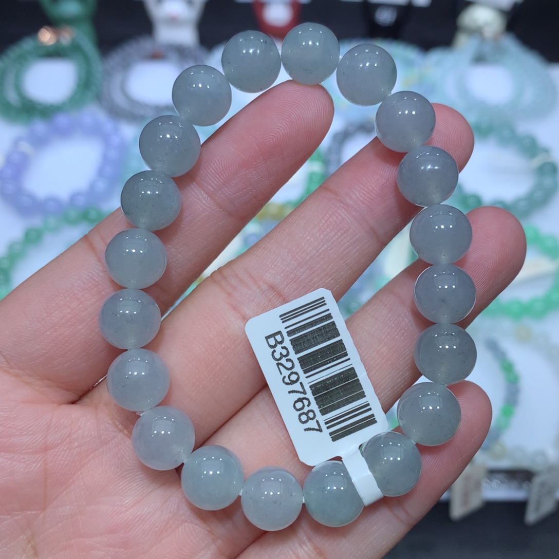 翡翠未镶嵌手串天然