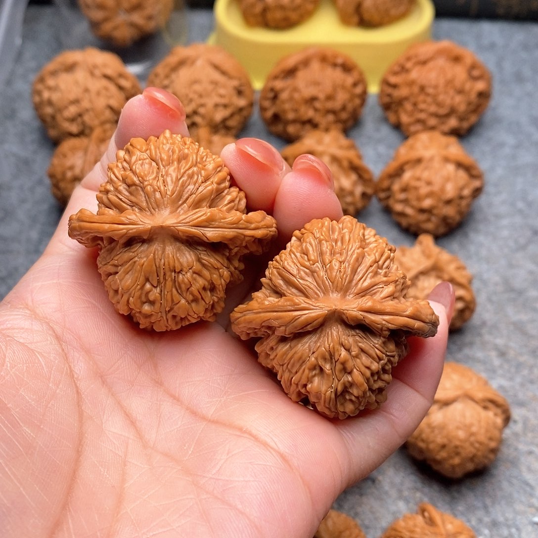 文玩核桃把件精品四座楼43全品