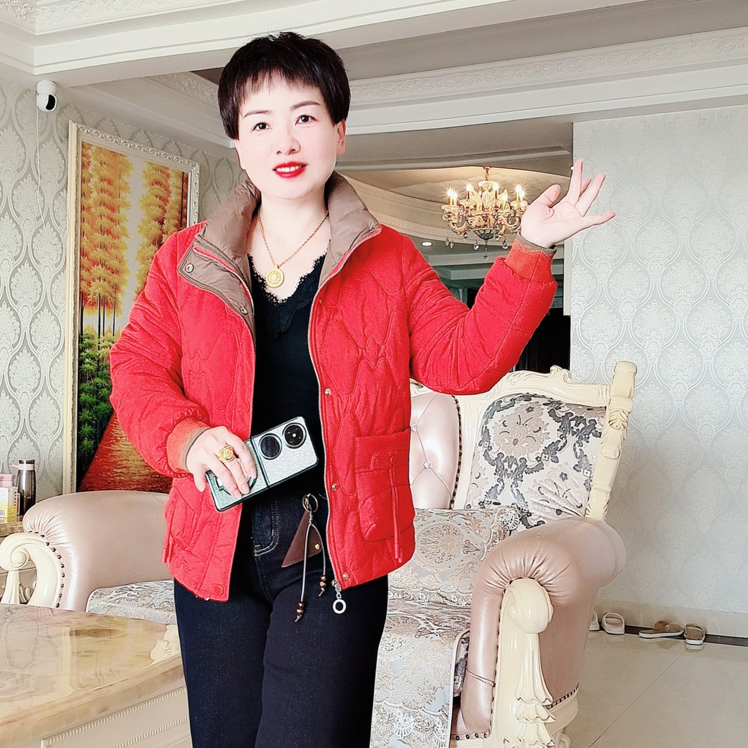 031 冬季新款短款韩版高级感保暖棉袄外套