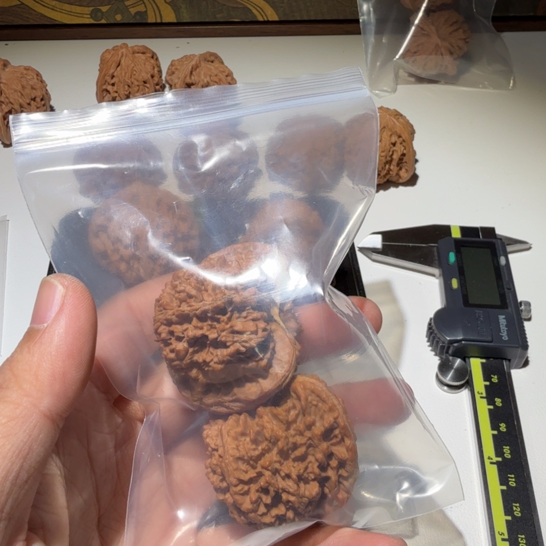 玻***了吊坠文玩核桃47满天星