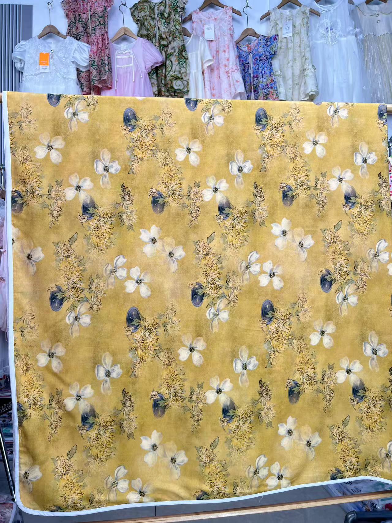 1.4米×1.8米 双层盖毯青岛特产凉感人造棉成人印花儿童棉绸夏凉被