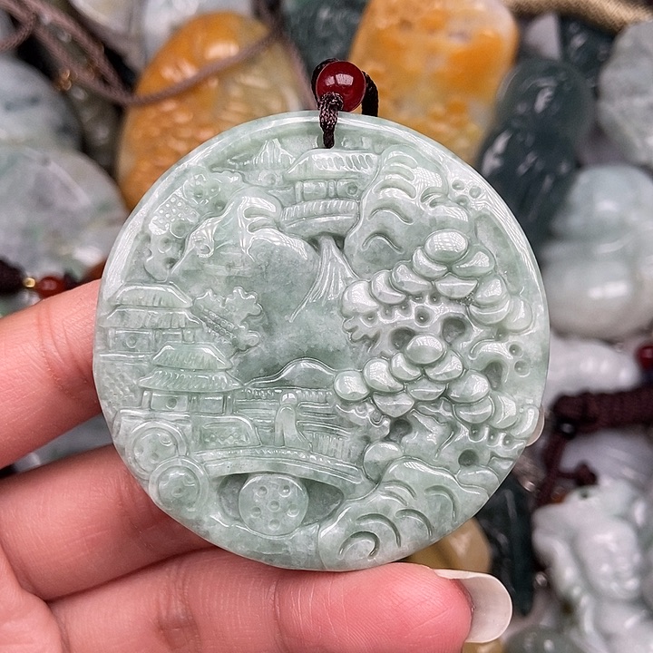 颈饰未镶嵌翡翠翡翠