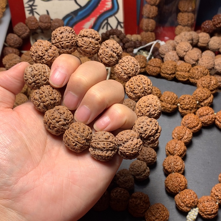 多***楠金刚菩提手串五星蜂王尺寸21