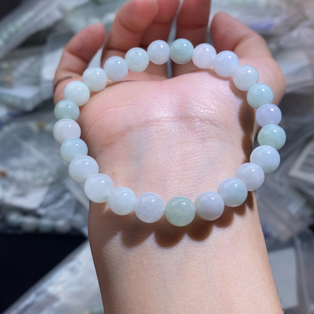 未镶嵌手串翡翠珠链