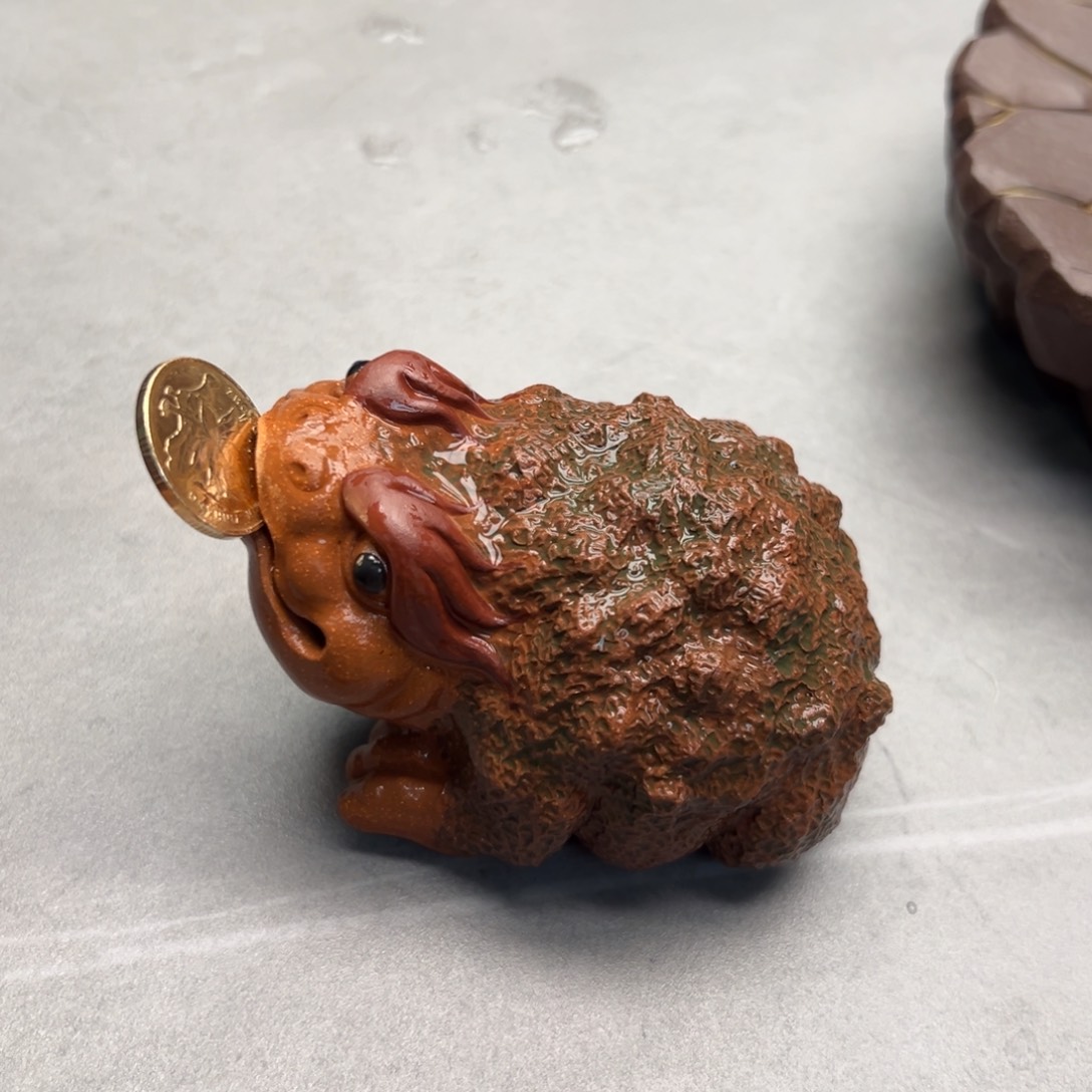 紫砂茶杯吉蝉紫砂紫砂紫砂