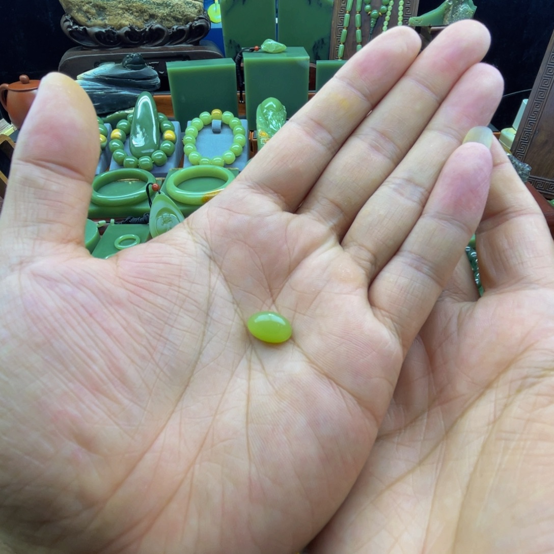 落***叶岫岩老玉（透闪石质玉）未镶嵌笔搁