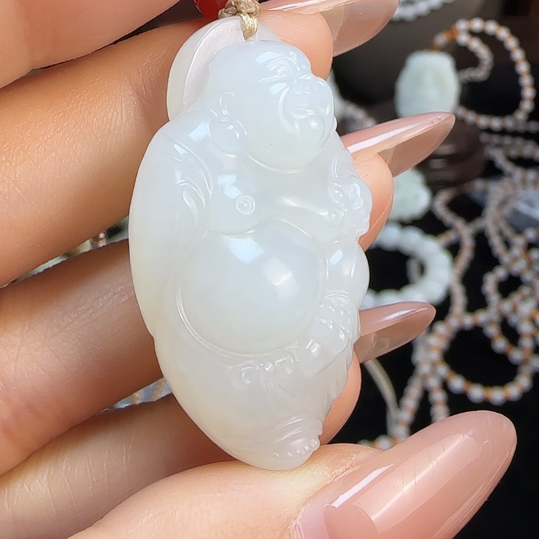 和田玉未镶嵌颈饰定制发货