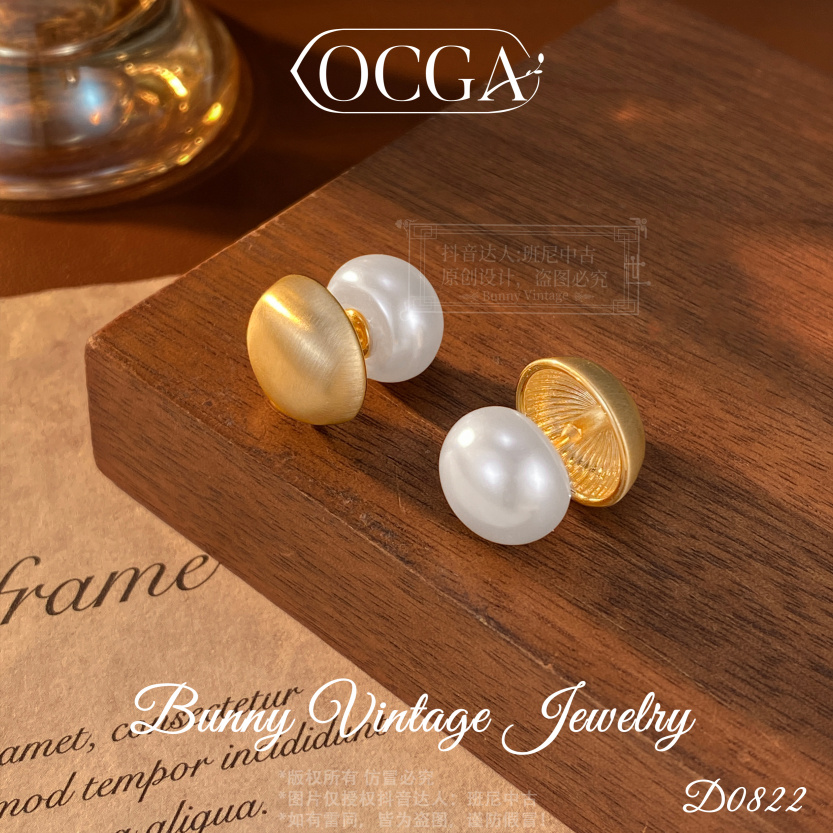 D0822 法【明日风潮】秋冬OCGA 欧斯伽斯耳钉