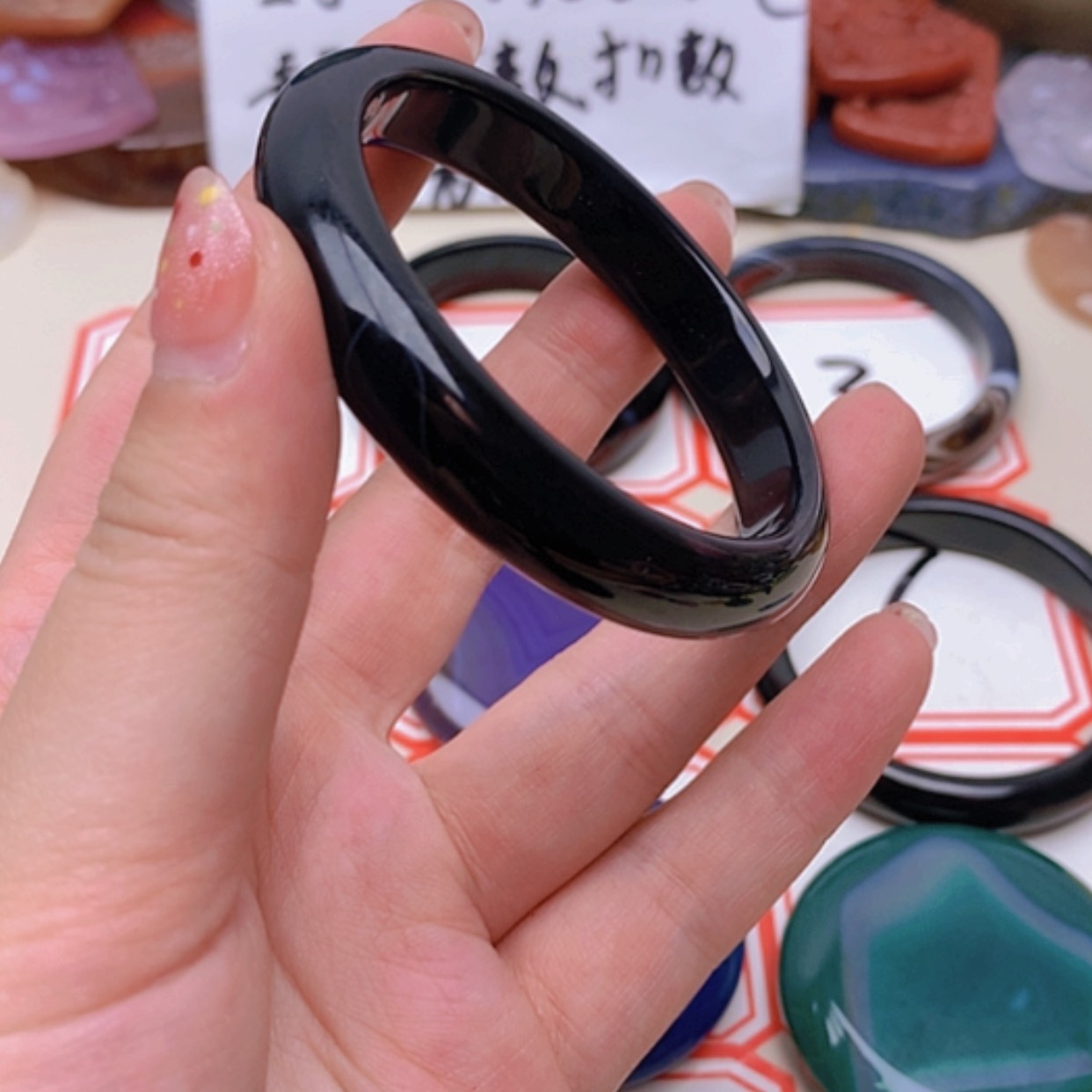【闪购商品】玛瑙/玉髓未镶嵌珠宝半成品夏*