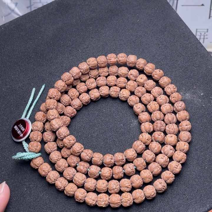 金刚菩提吊坠金****?定制收藏原装佛手108尺寸7