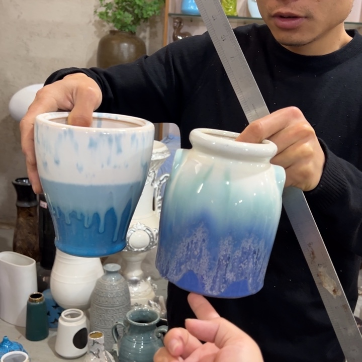 摆件高15口7公分微瑕捡漏磕碰