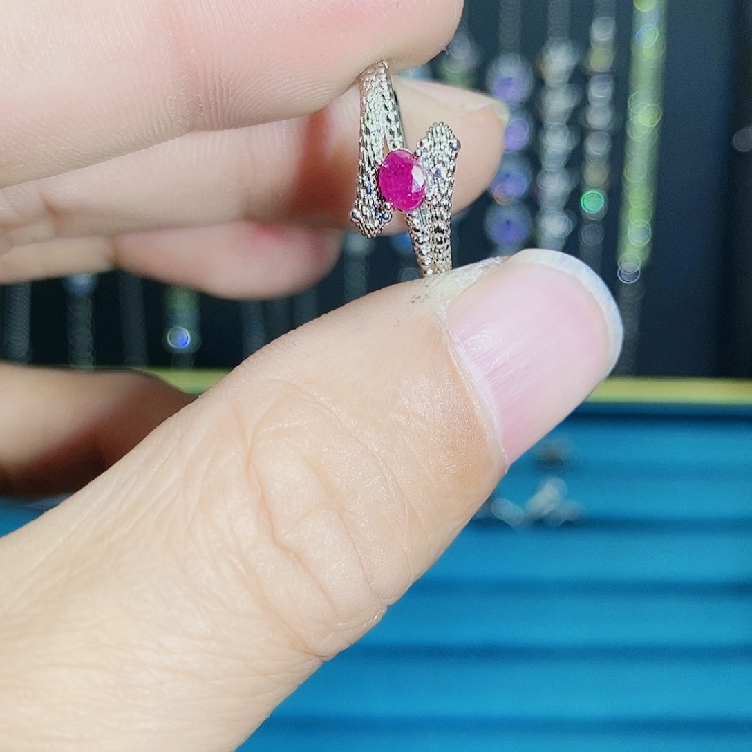紫晶珠宝半成品银S925镶嵌