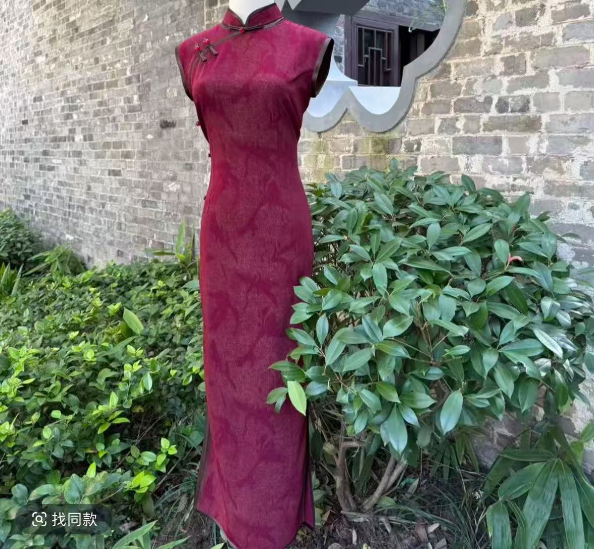 【枣金枝】2025新中式无袖复古百搭日常优雅大方旗袍