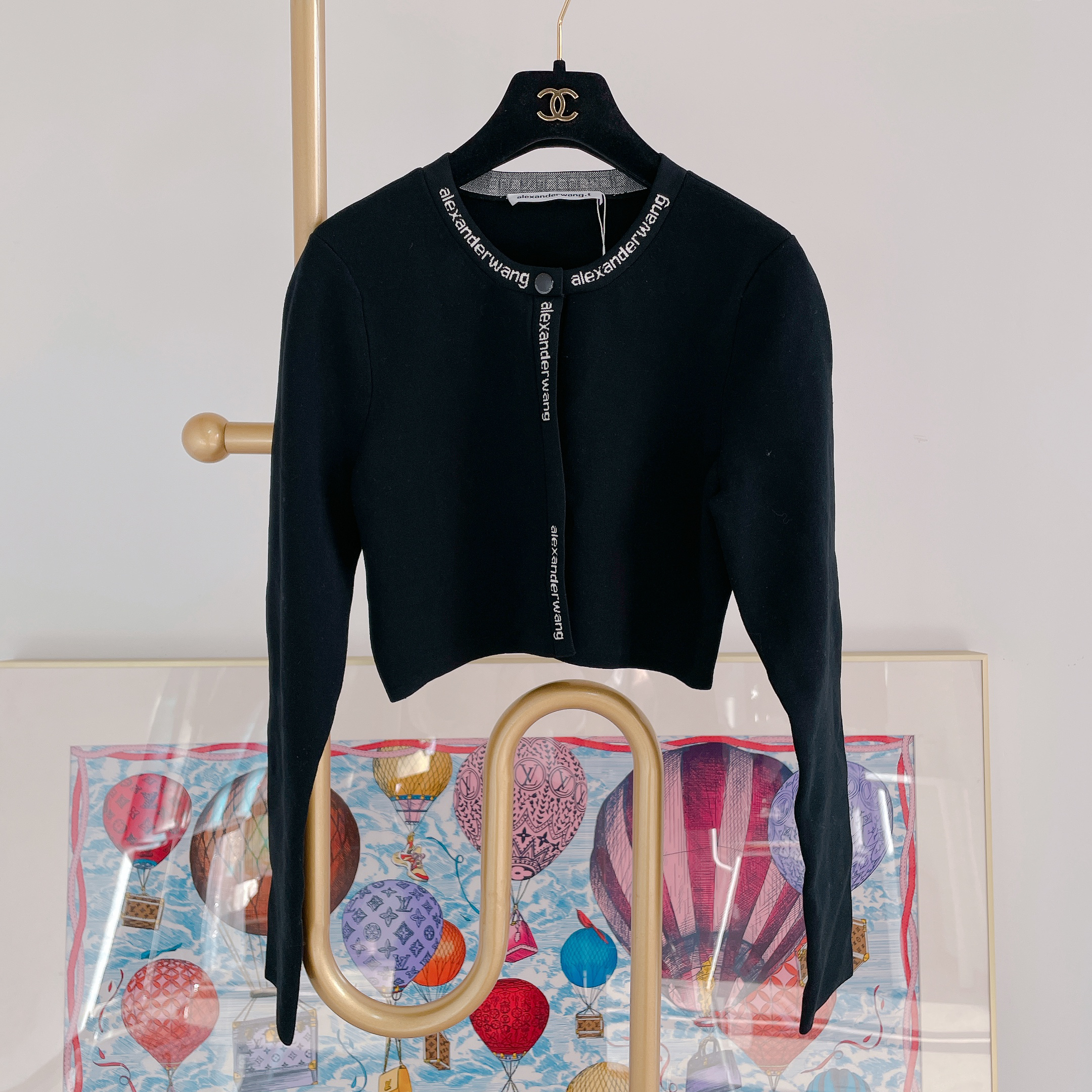 95新  Alexander wang大王黑色外套