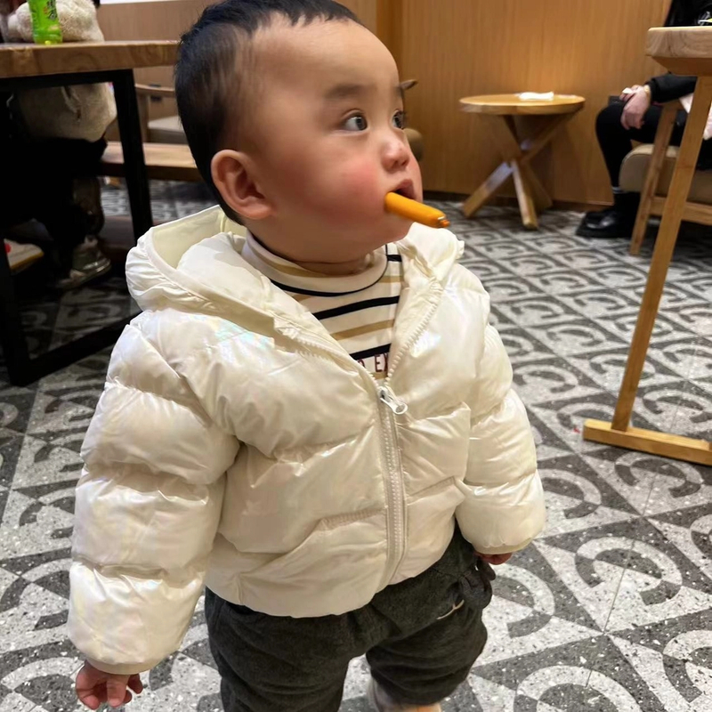 【优子壹家】免洗炫彩棉服 冬装加厚婴幼儿兔耳朵棉袄7932021