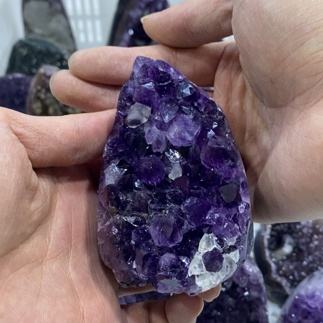 紫晶摆件摆件未镶嵌