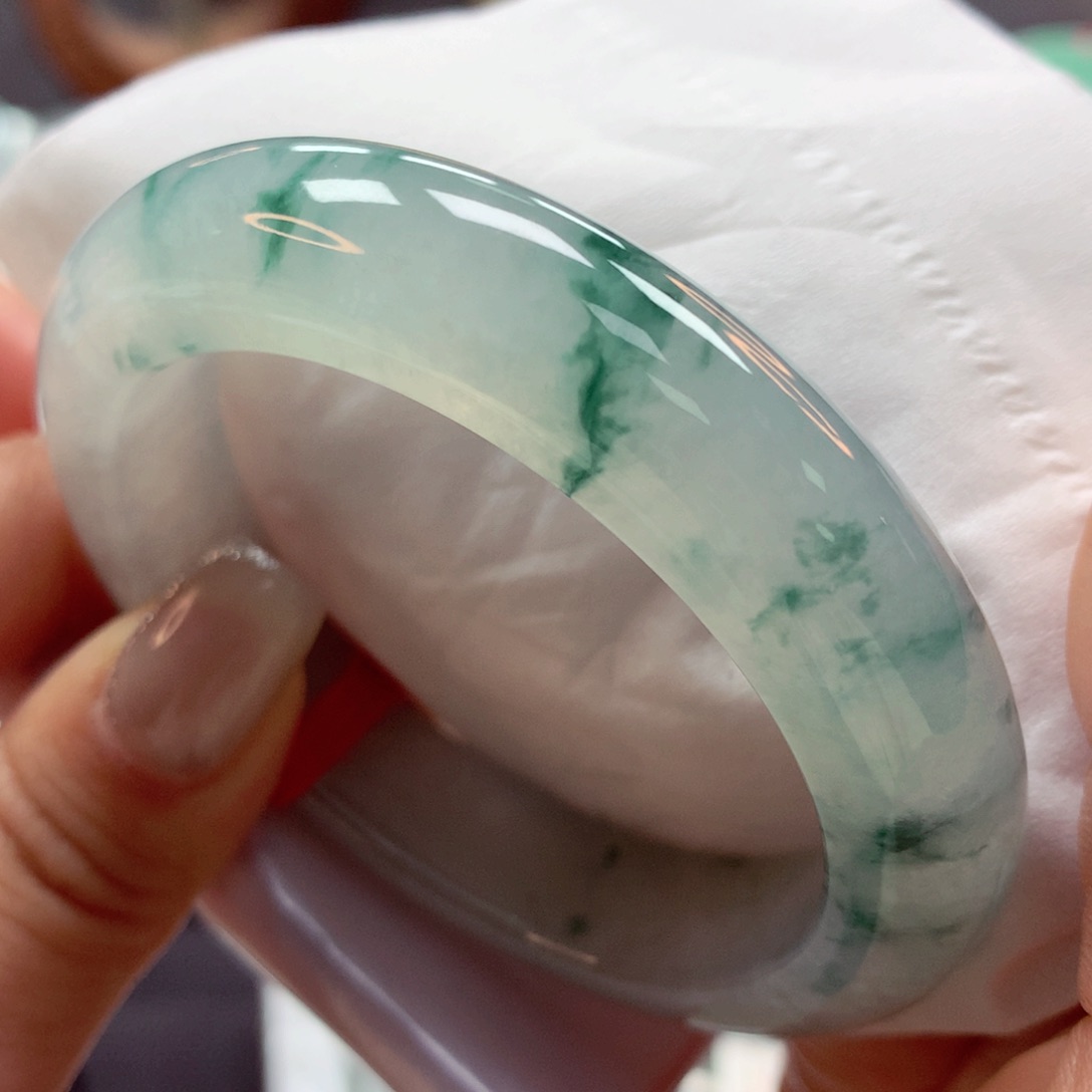 翡翠手镯未镶嵌54正6号88