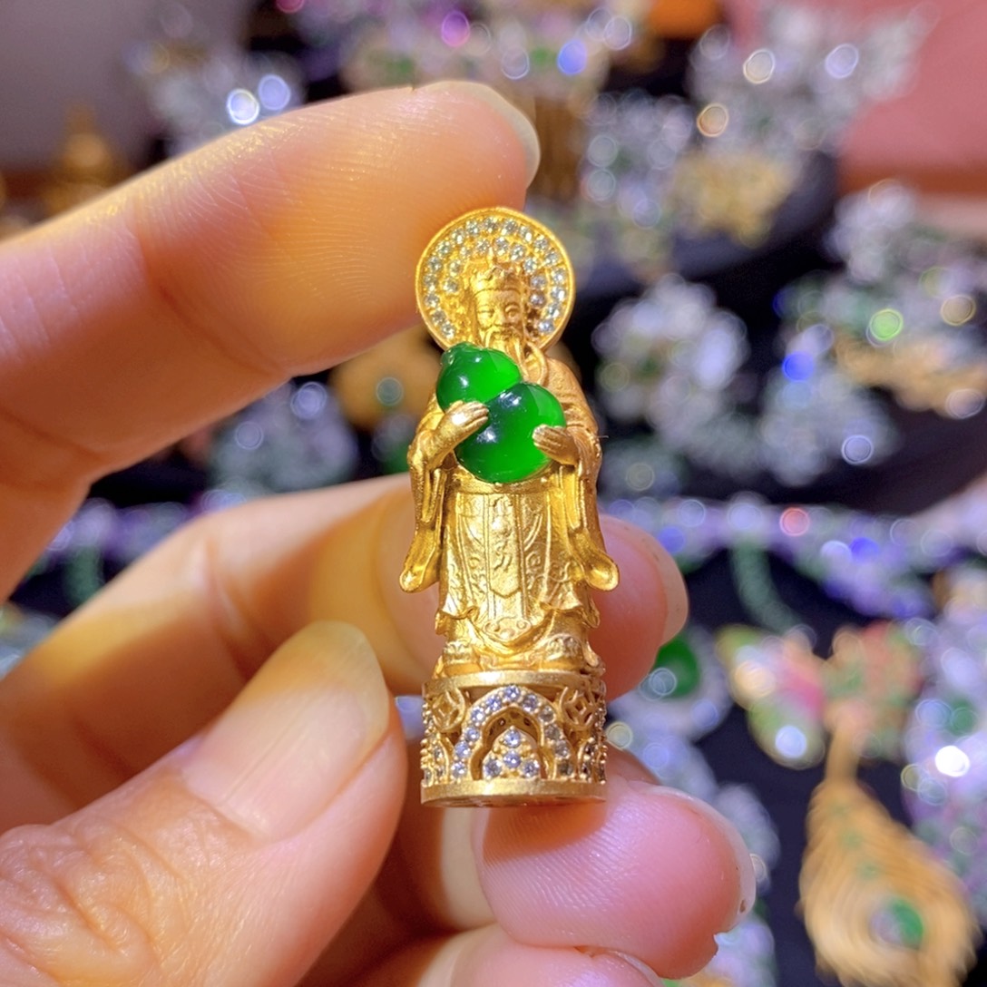 翡翠银S925镶嵌项圈