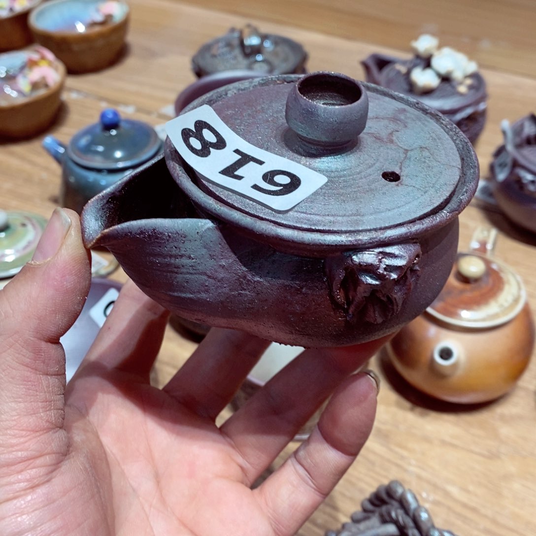 柴烧茶具陶瓷杯子