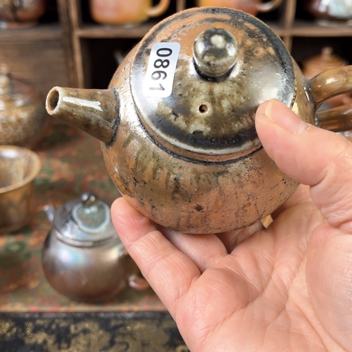 杯柴烧茶器主人壶壶