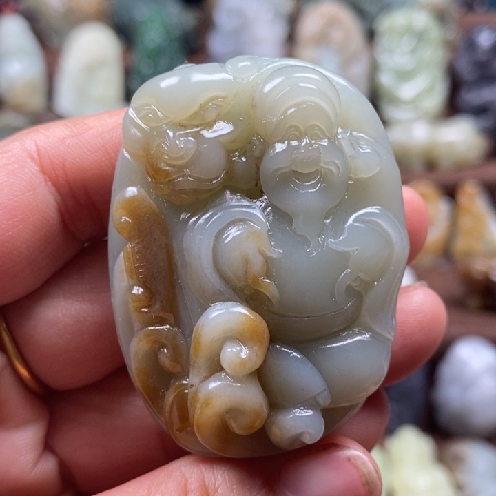 和田玉挂件未镶嵌