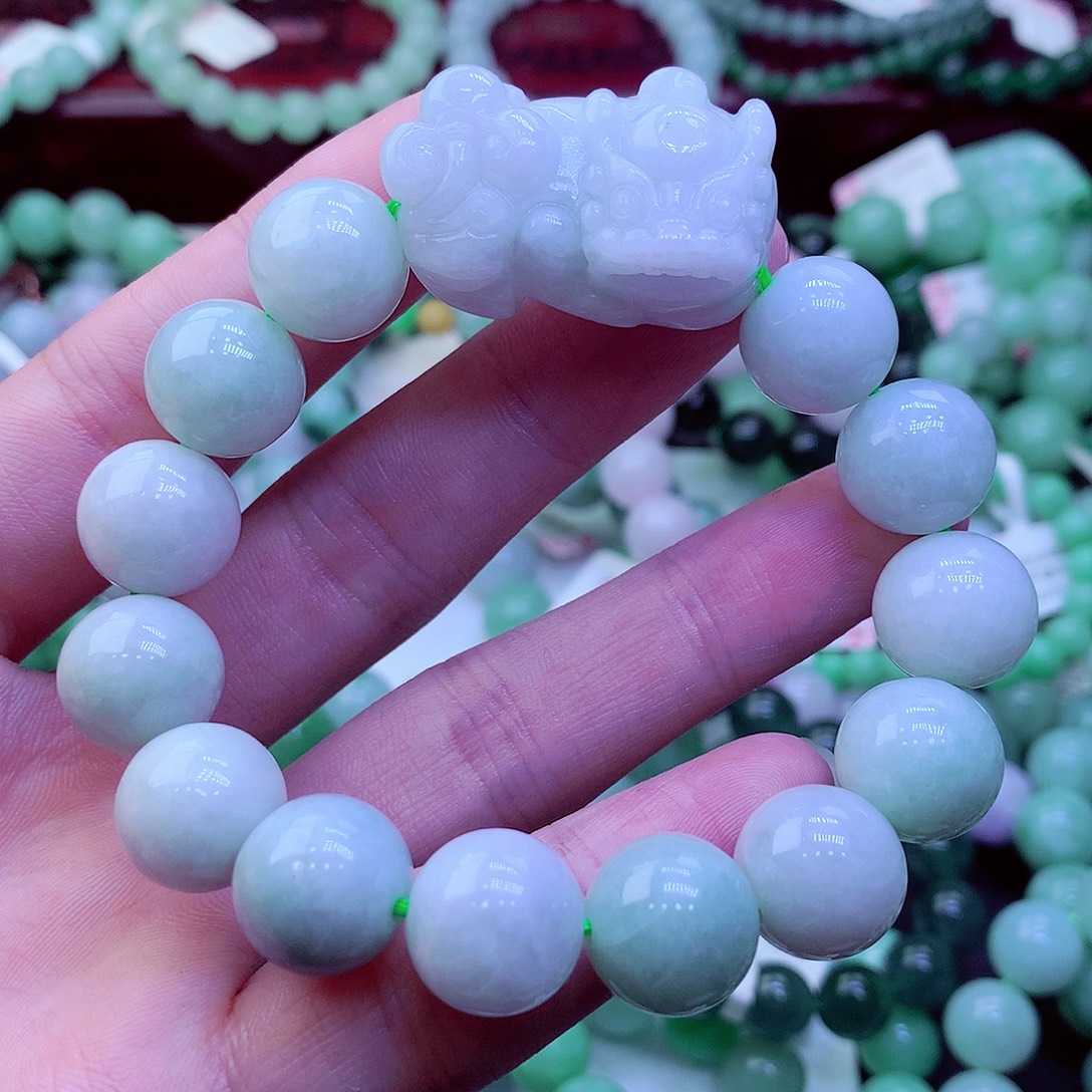 翡翠未镶嵌毛衣链