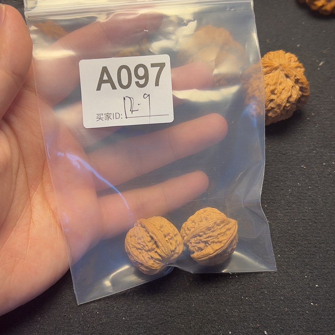 把件文玩核桃白狮子