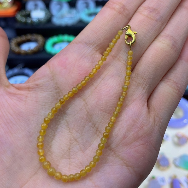 未镶嵌手链翡翠翡翠