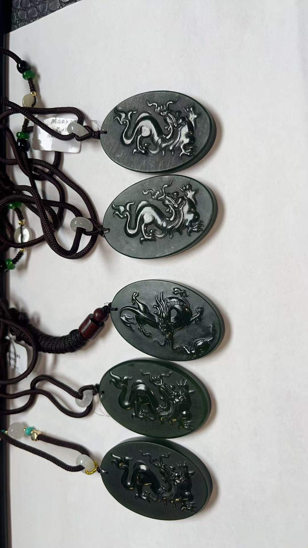 和田玉碧玉吊坠49.7*31.9*6.6mm左右多样性发其一c-825